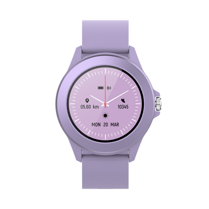 Volkano Splash Series Round Smartwatch Purple