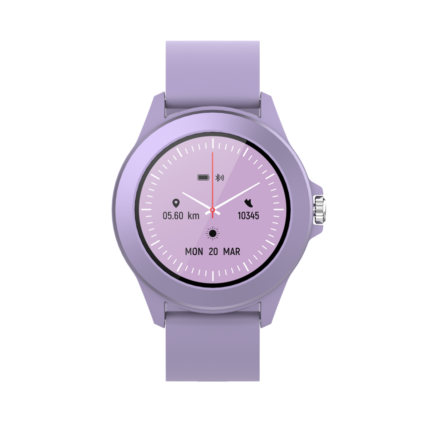 Volkano Splash series Round Smartwatch - Purple