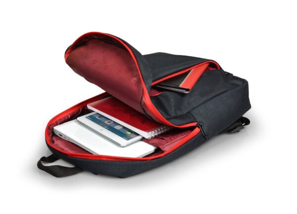 Port Designs Portland 15.6″ Backpack – Black & Red