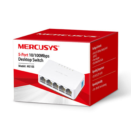Mercusys 5-Port 10/100Mbps Desktop Switch MS105