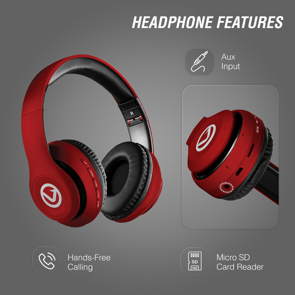 Volkano Impulse Series Bluetooth Headphones