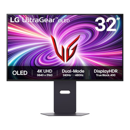 LG UltraGear 32" 4K UHD OLED Dual-Mode 240Hz/480Hz Gaming Monitor 32GS95UV-B.AFB