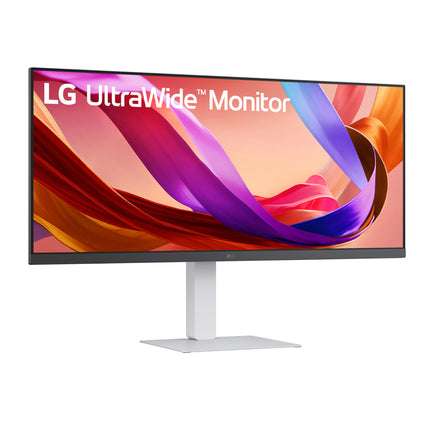 LG 34U530A-W 34" UltraWide FHD 100Hz IPS White Monitor with USB-C