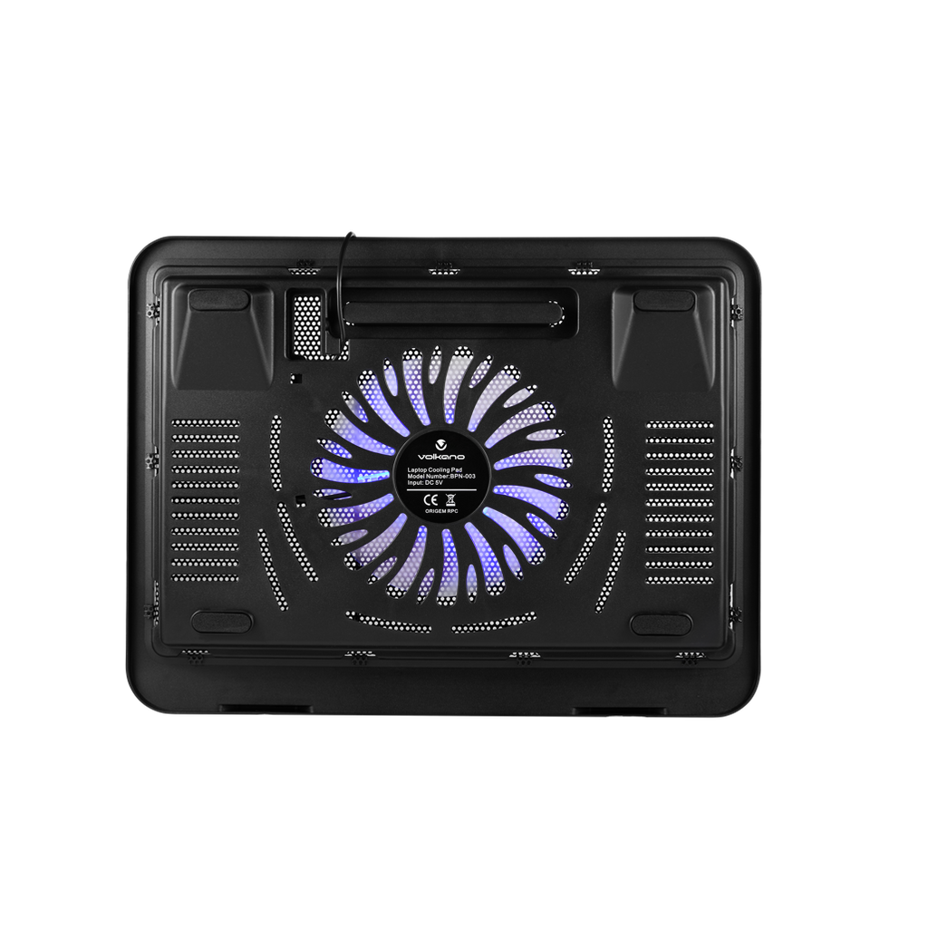Volkano Arctic Series Dual‑Fan Laptop Cooling Stand up to 17″ VK‑20013‑BK[V2]