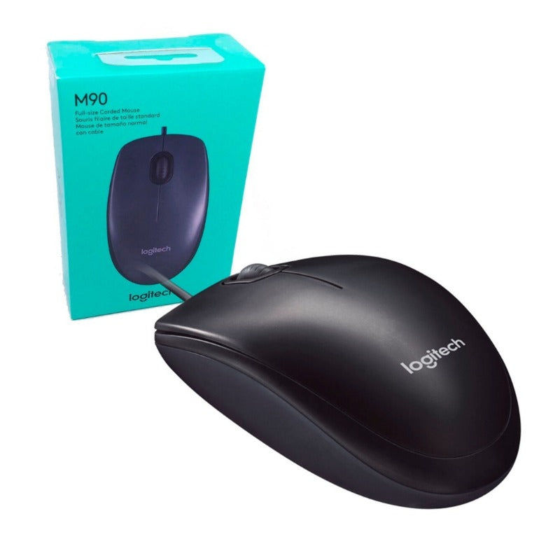 Logitech M90 HD Optical Mouse – Black