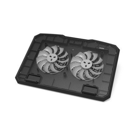Port Connect Ergonomic Notebook Cooler Pro With Dual Fans