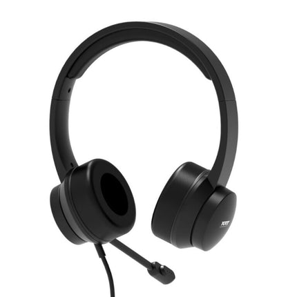 Port Connect Office USB Stereo Headset with Noise-Cancelling Mic