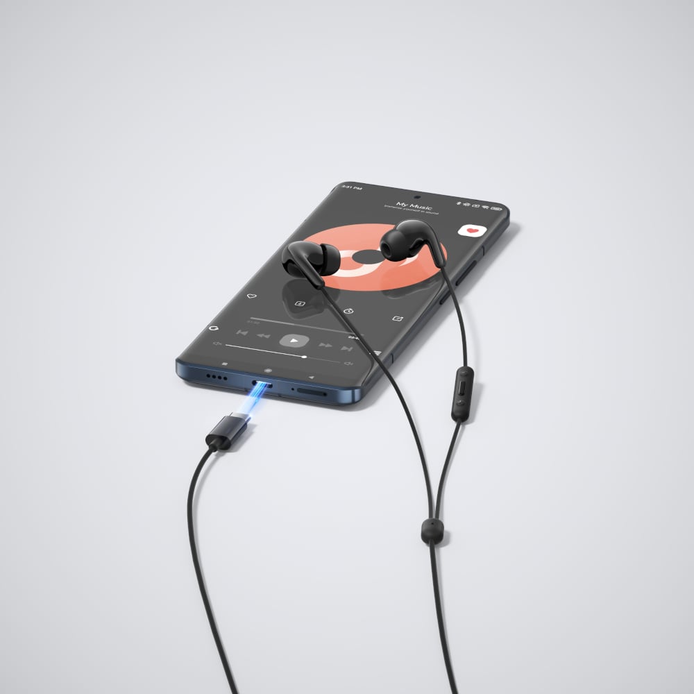 Xiaomi Type-C Wired In-Ear Earphones – Black