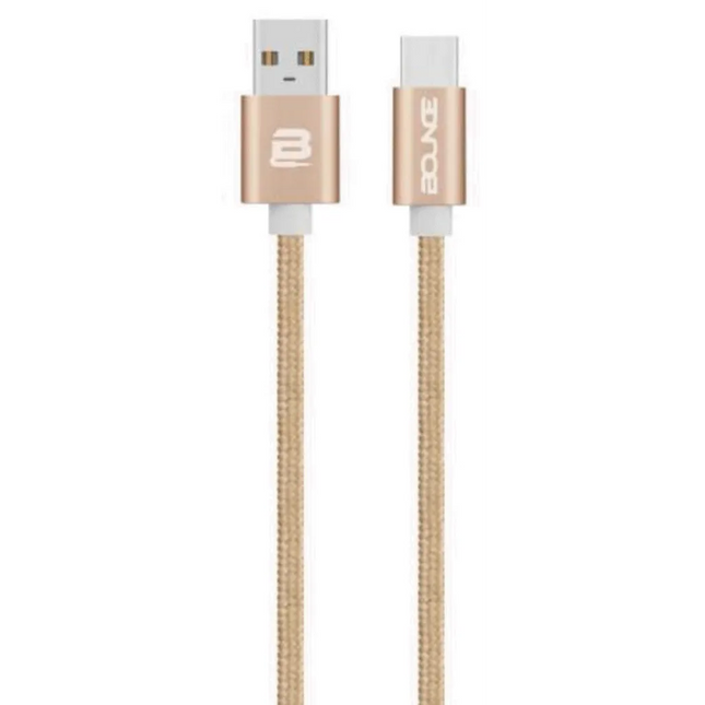 Bounce Cord Series Micro USB Braided Cable 2m - Champagne Gold
