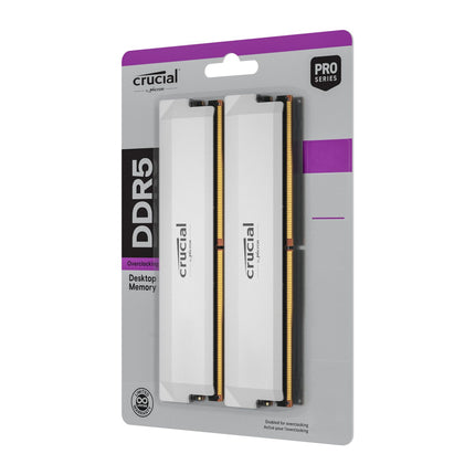 Crucial Pro Overclocking 64GB (2x32GB) DDR5 6000MHz CL40 RAM Kit
