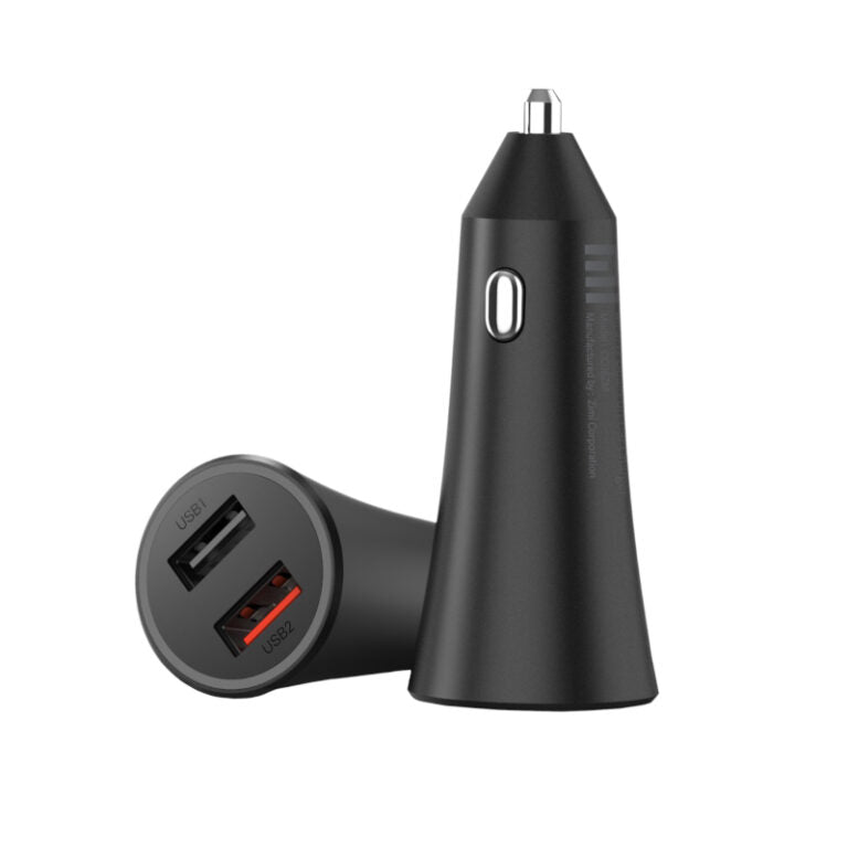 Xiaomi Mi 37W Dual-Port Car Charger – Black