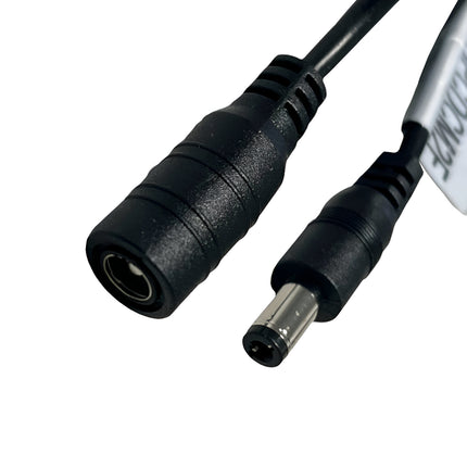 Gizzu DC 12V Male to Female 1.2M Power Cable - Black
