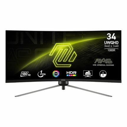 MSI MAG 345CQR 34" UWQHD 180Hz 1000R Curved Gaming Monitor