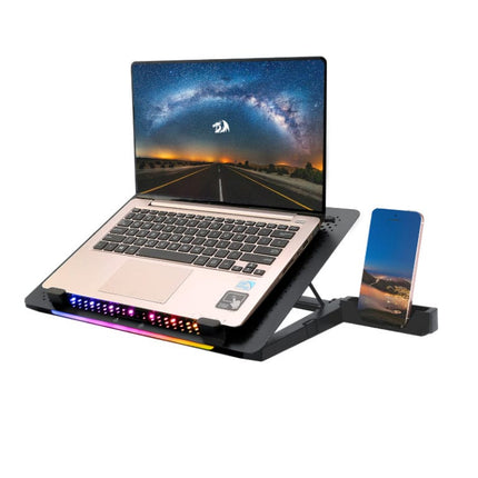 Redragon Gaming Notebook Stand 5 Fan RGB Dual USB
