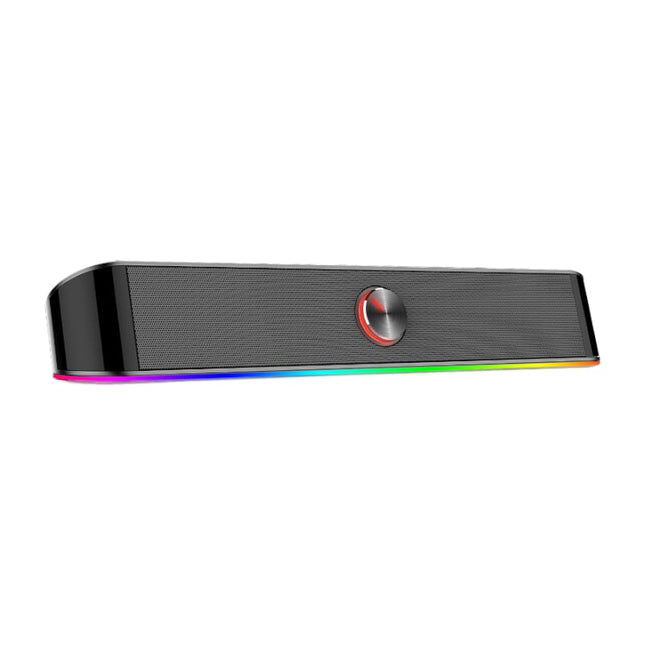 Redragon ADIEMUS 2.0 Sound Bar - 6W RGB Gaming Speaker