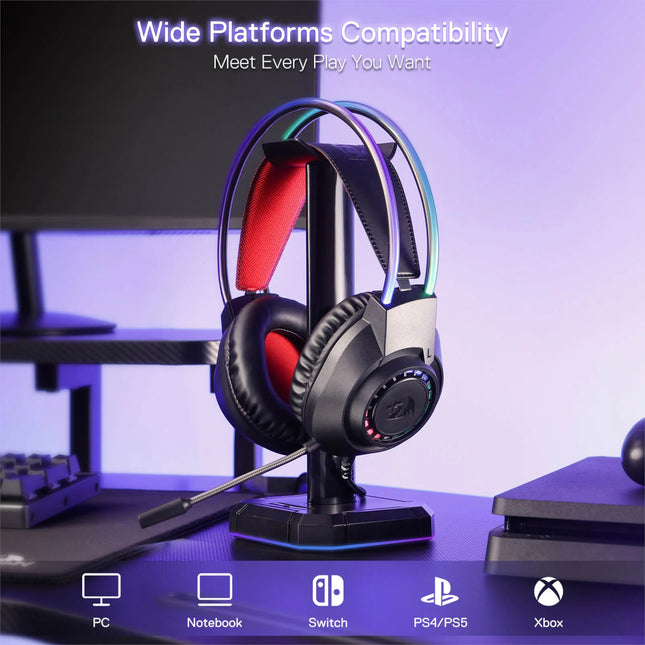 Redragon SCREAM RD-H231RGB Over-Ear RGB Gaming Headset