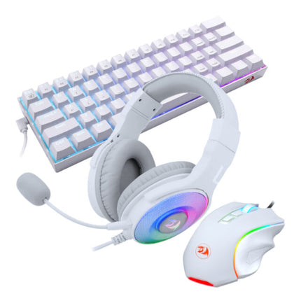 Redragon 3-in-1 Wired Gaming Combo – White