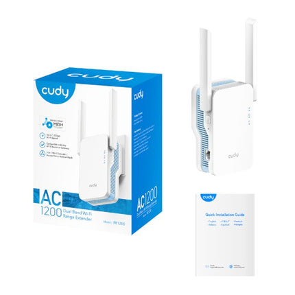 Cudy RE1200 Dual-Band AC1200 Mesh Wi-Fi Range Extender