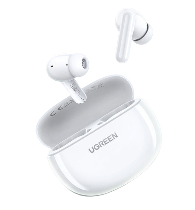 UGreen HiTune P3 TWS Earbuds - ANC, Wireless Charging - White