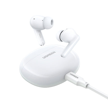 UGreen HiTune P3 TWS Earbuds - ANC, Wireless Charging - White