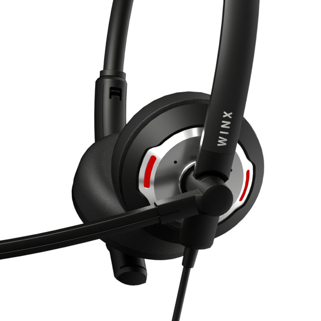 WINX CALL Clear Dual Bluetooth Headset with Charging Base