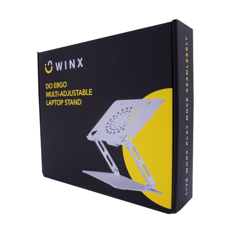 WINX DO Ergo Multi-Adjustable Laptop Stand – Silver