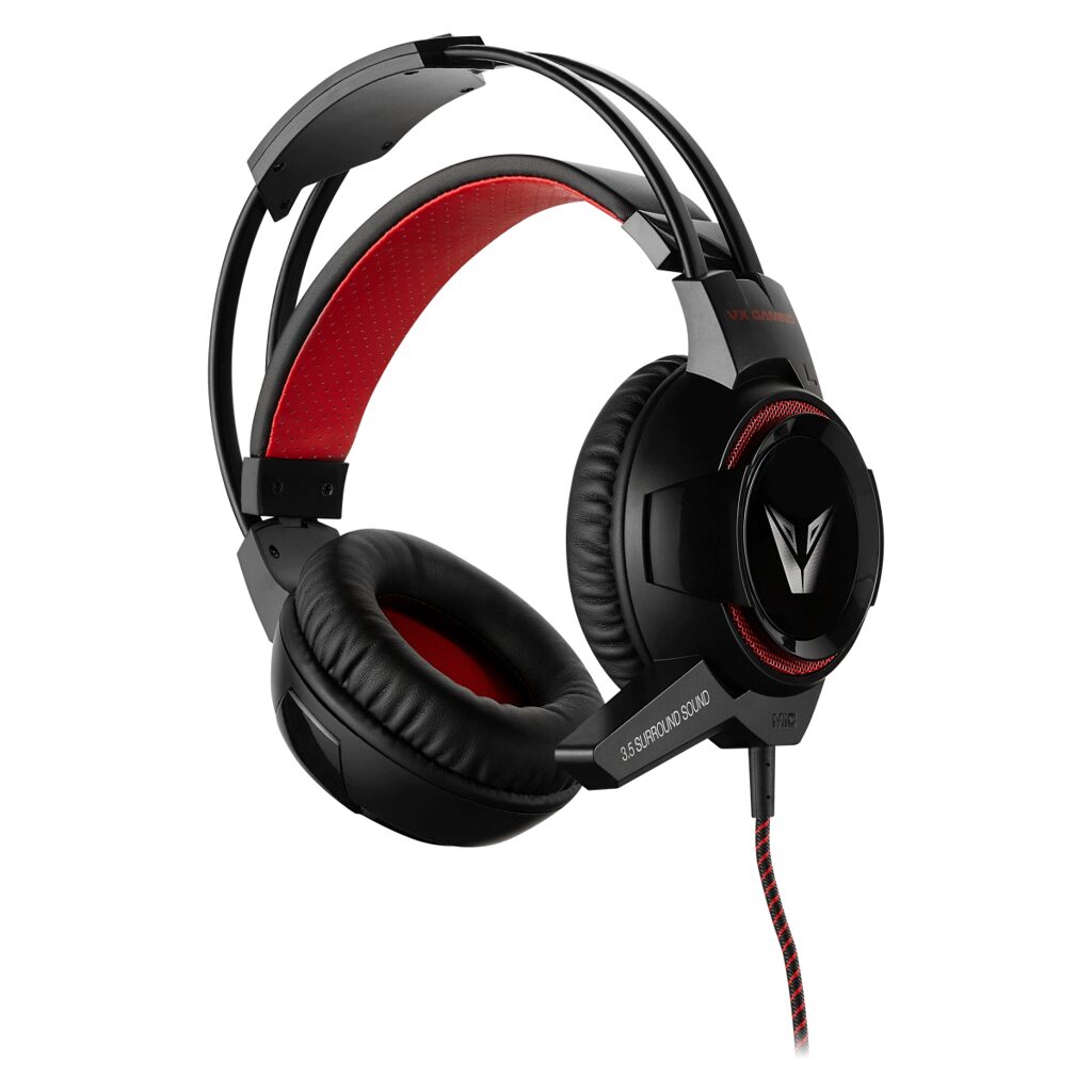 VX Gaming Team Series Wired Headset with Mic – Black