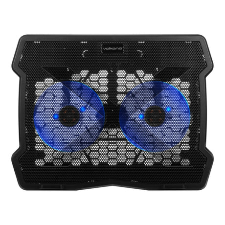Volkano Polar 15″ Dual‑Fan Laptop Cooling Stand VK‑20291‑BK