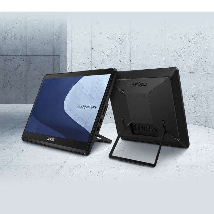 ASUS ExpertCenter E1 AiO 15.6″ Touchscreen Desktop – Intel Celeron N4500, 8GB RAM, 128GB SSD, Windows 11 Home